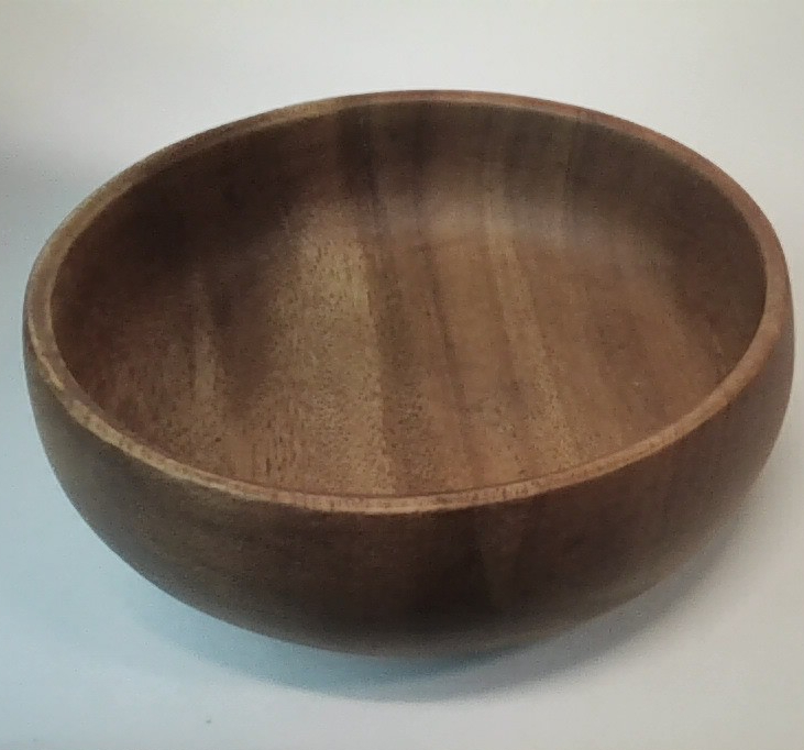 A picture of our oak bowl.